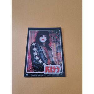 Vintage 1978 Aucoin Management AGRMT KISS Trading Card No 32 Collectible Rock
